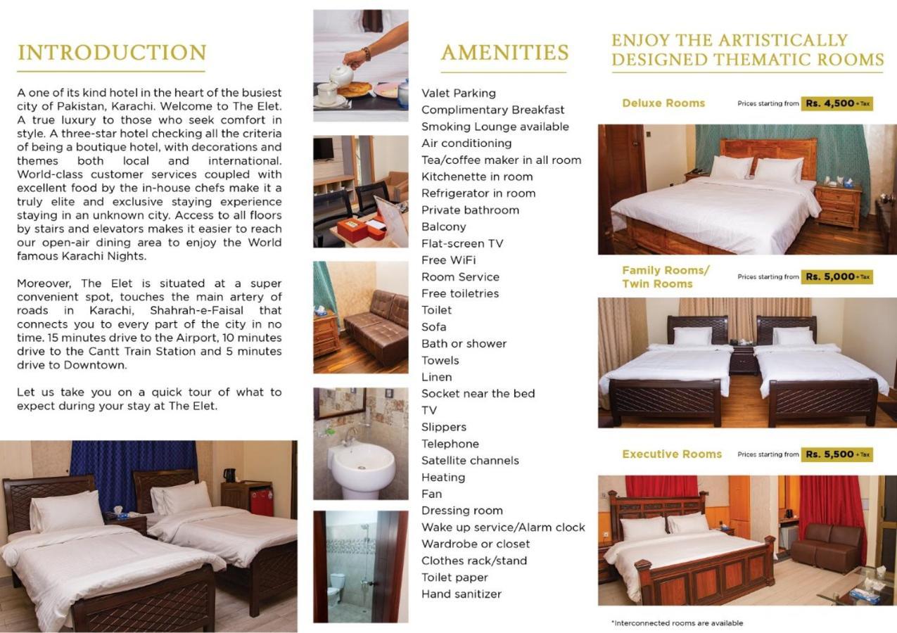 Elet Business Hotel Karachi Luaran gambar